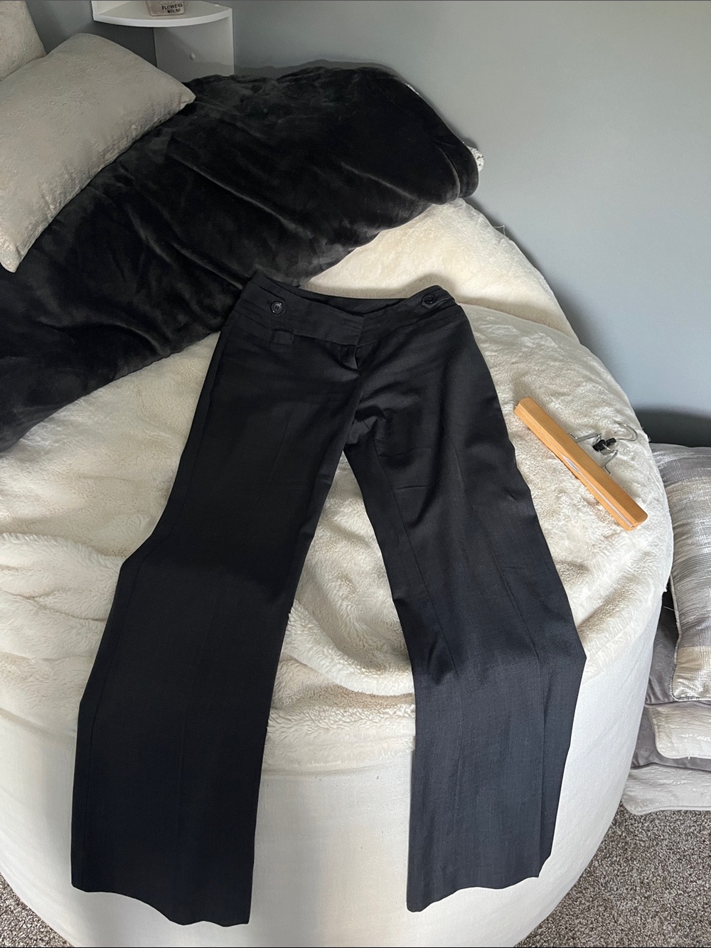 The Limited Charcoal Grey Cassoy Fit Dress Pants